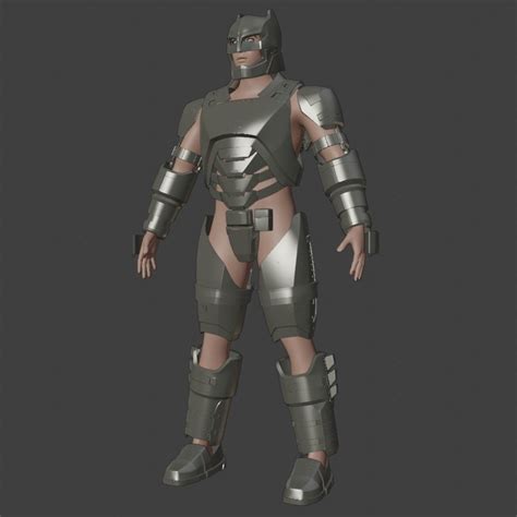 Batman Armored Mech Suit 3D model 3D printable .